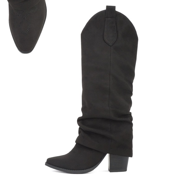 Cowgirl Black Boots - Picture 2 of 2